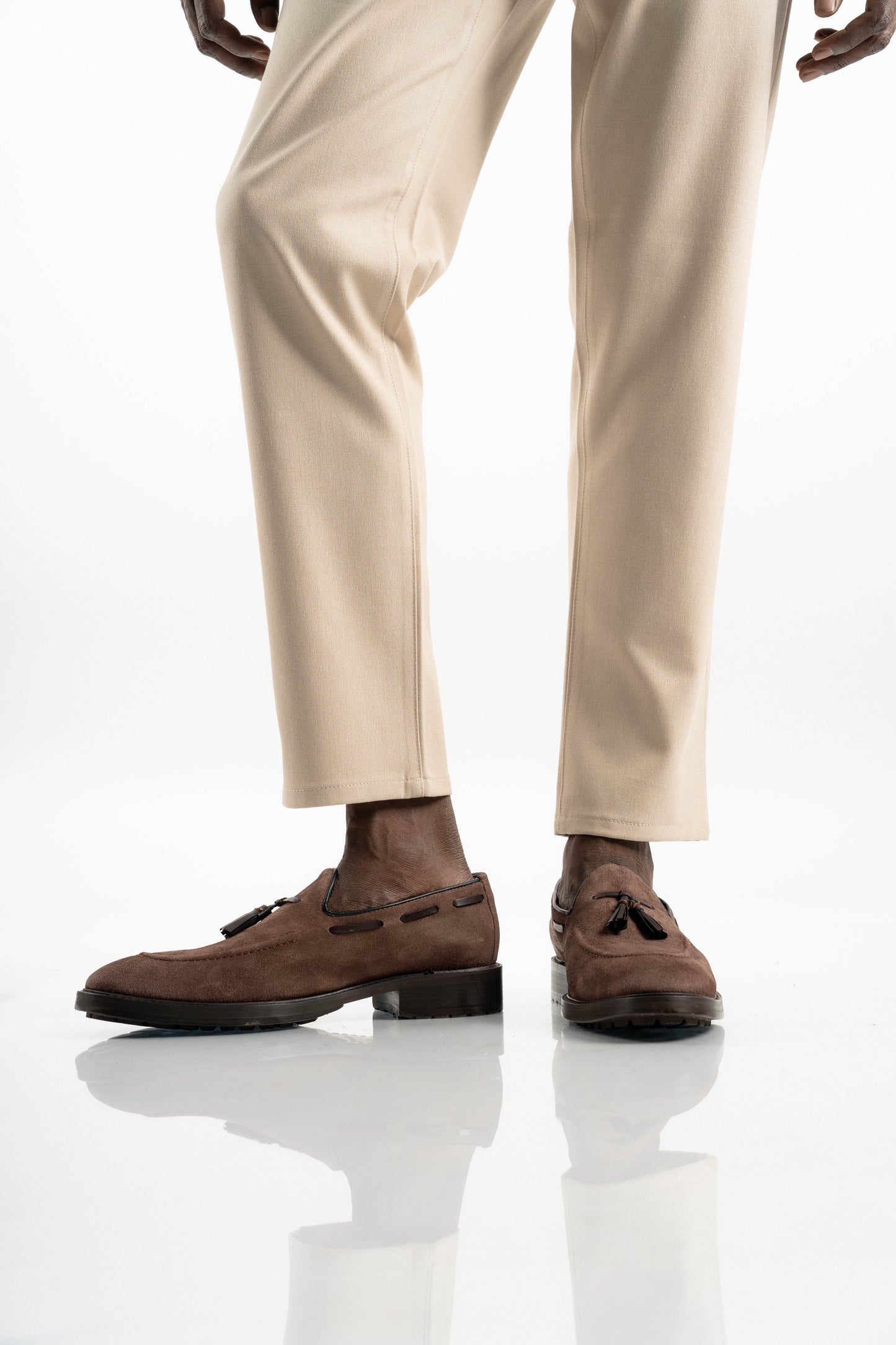 BROWN SUEDE LOAFER