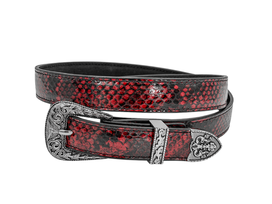 RED SNAKE BELT