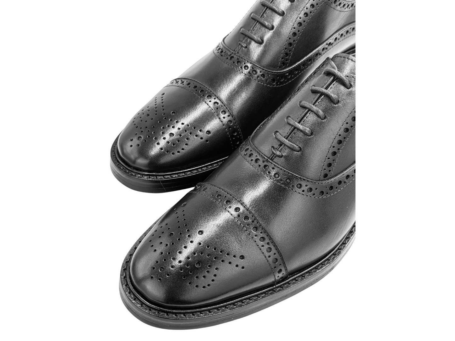 BLACK BLUCHER BROGUE