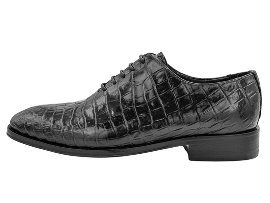 BLACK CROCO WHOLECUT