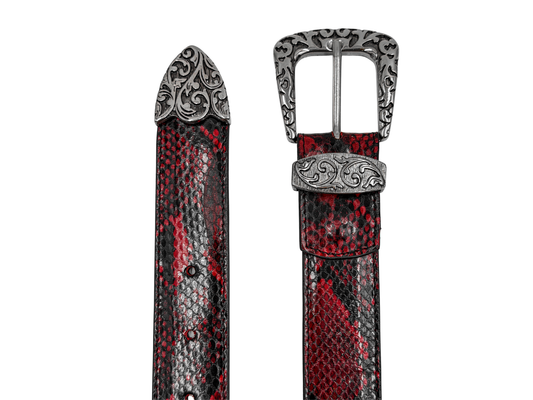 RED SNAKE BELT