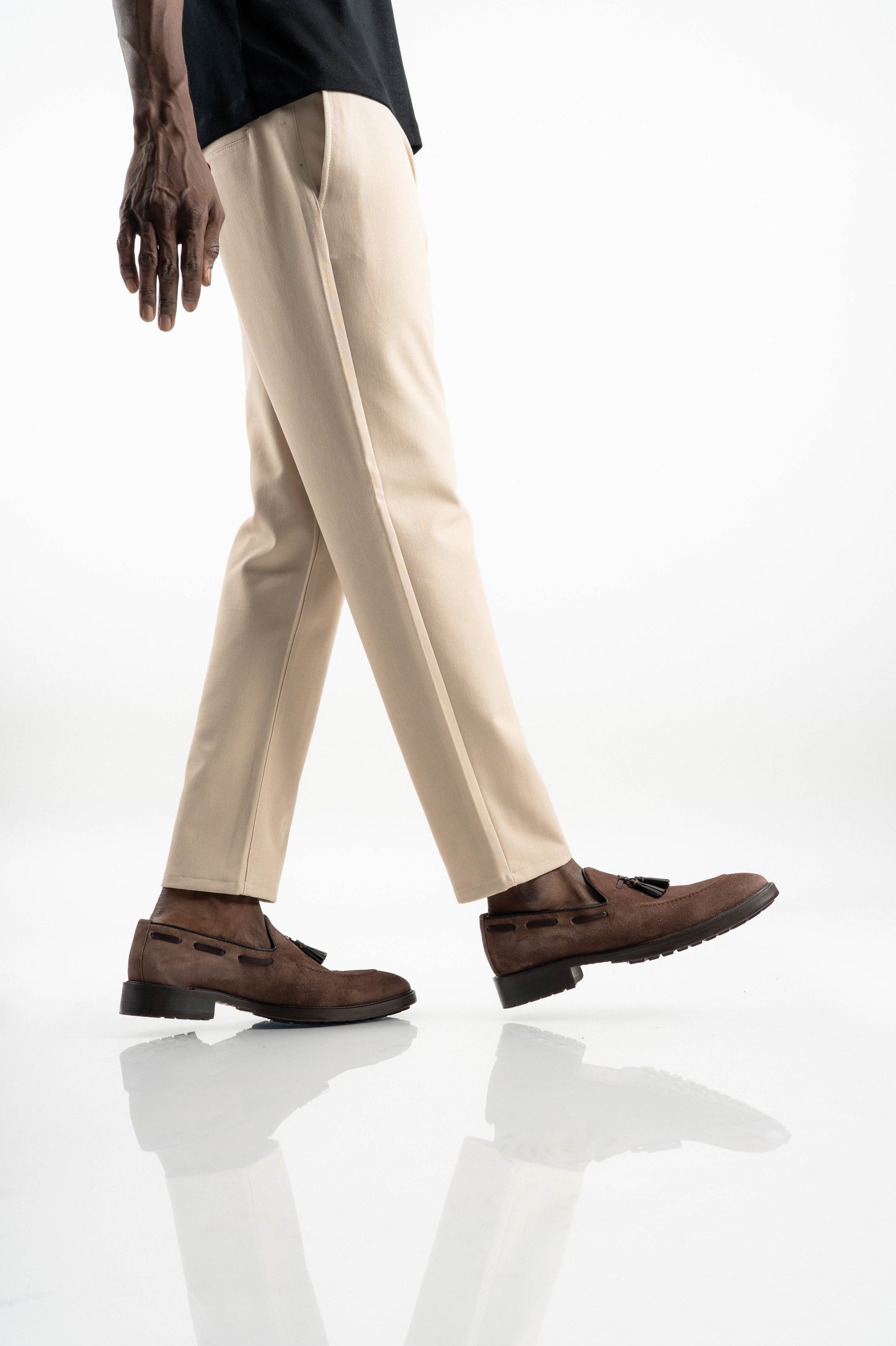 BROWN SUEDE LOAFER