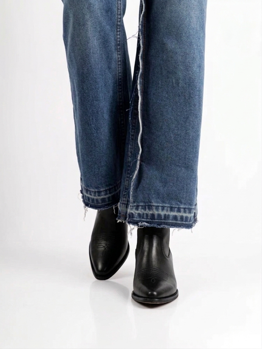 BLACK WESTERN BOOTS