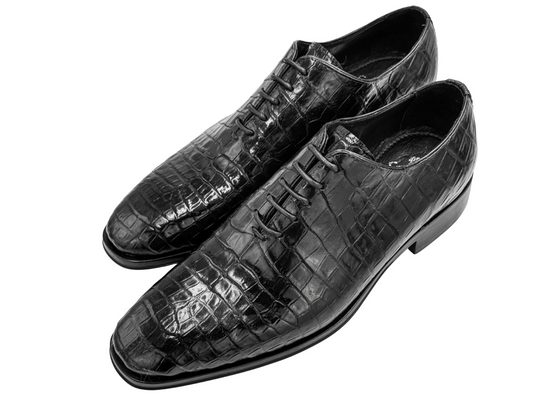 BLACK CROCO WHOLECUT