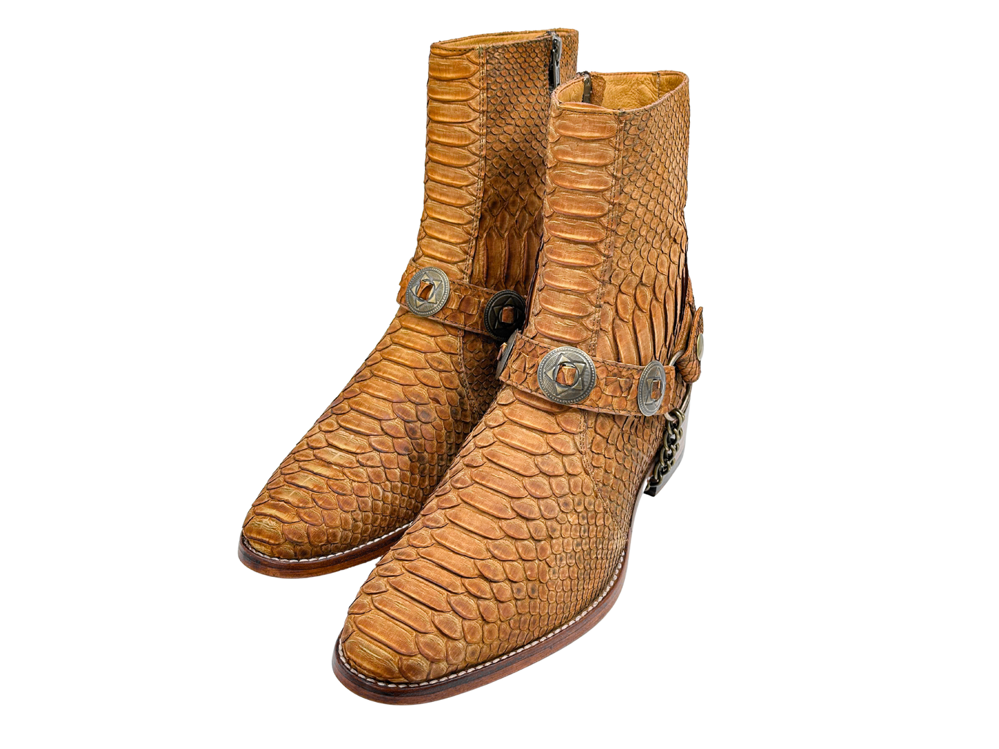 BROWN RUSTIC CANNES PYTHON