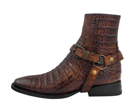 BROWN CROCODILE LISBOA (25MM)