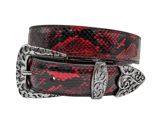 RED SNAKE BELT