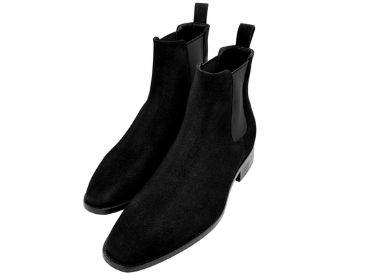 BLACK SUEDE CHELSEA