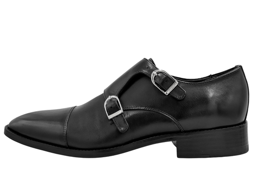 BLACK ITALIAN MONKSTRAP