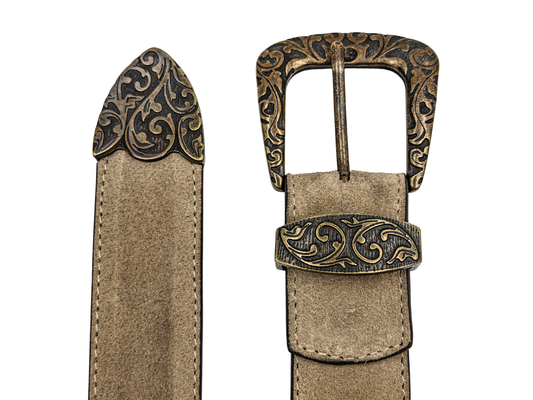 BEIGE SUEDE WESTERN