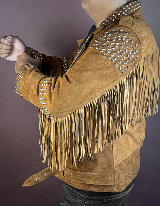 BIKER FRINGED SPIKES