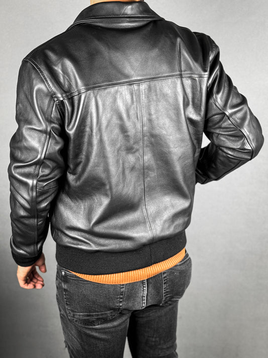 BLACK BOMBER AVIATOR