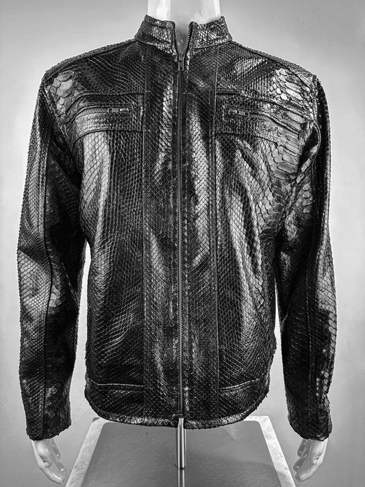 BLACK PYTHON JACKET