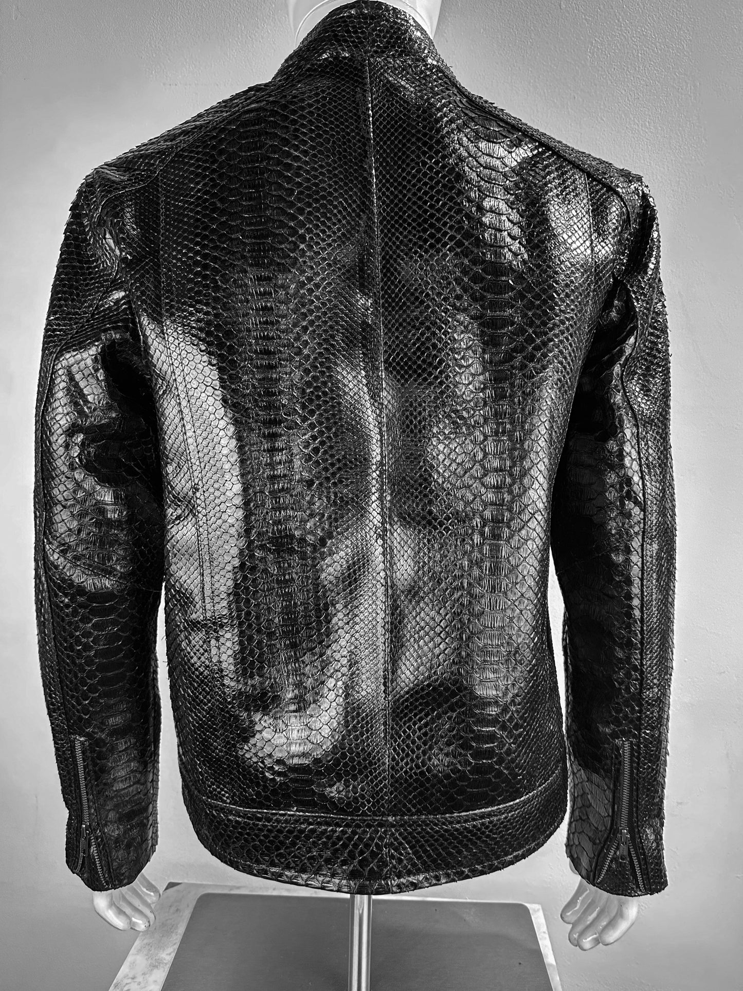 BLACK PYTHON JACKET