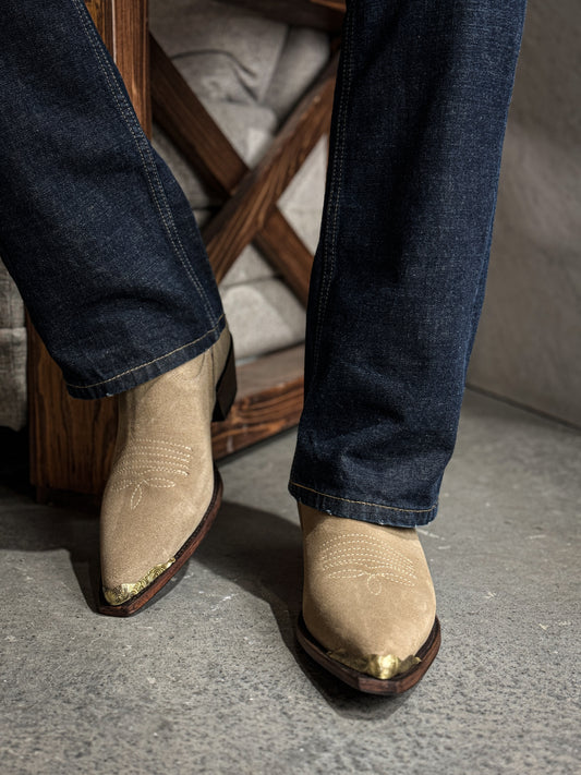 BEIGE WESTERN METAL