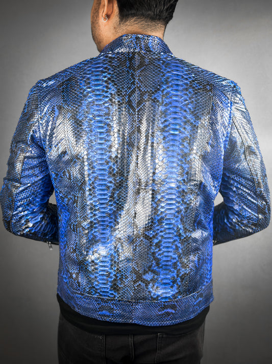 BLUE PYTHON JACKET