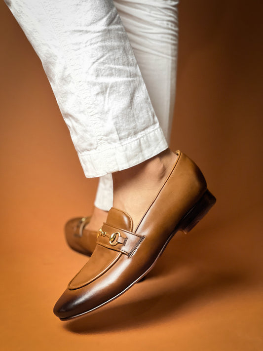 BROWN HORSEBIT LOAFER