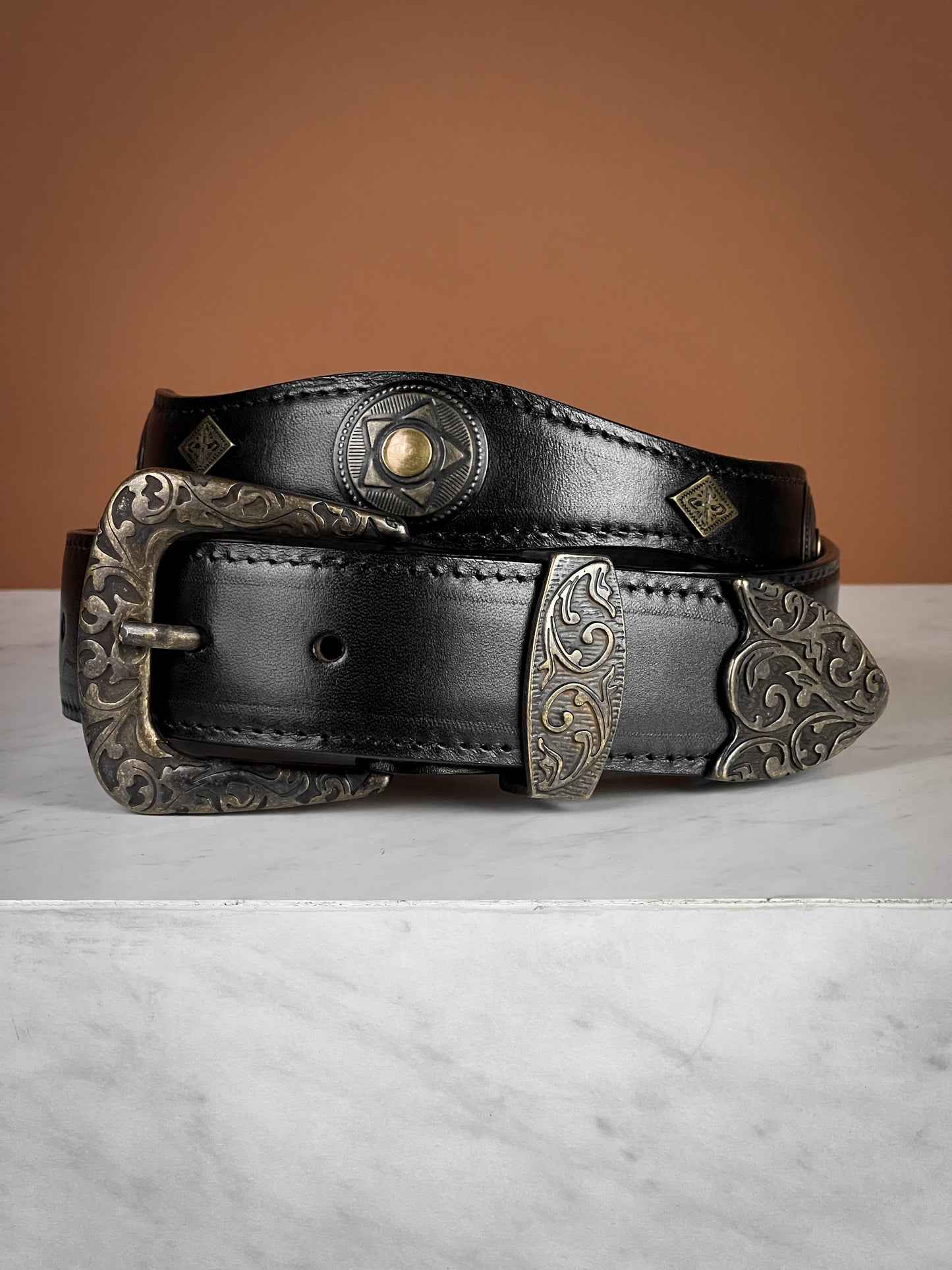 Ceinture lézard brune (LUXXE-PS)