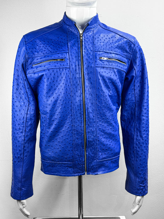 ELECTRIC BLUE OSTRICH