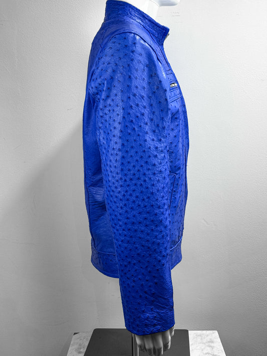ELECTRIC BLUE OSTRICH