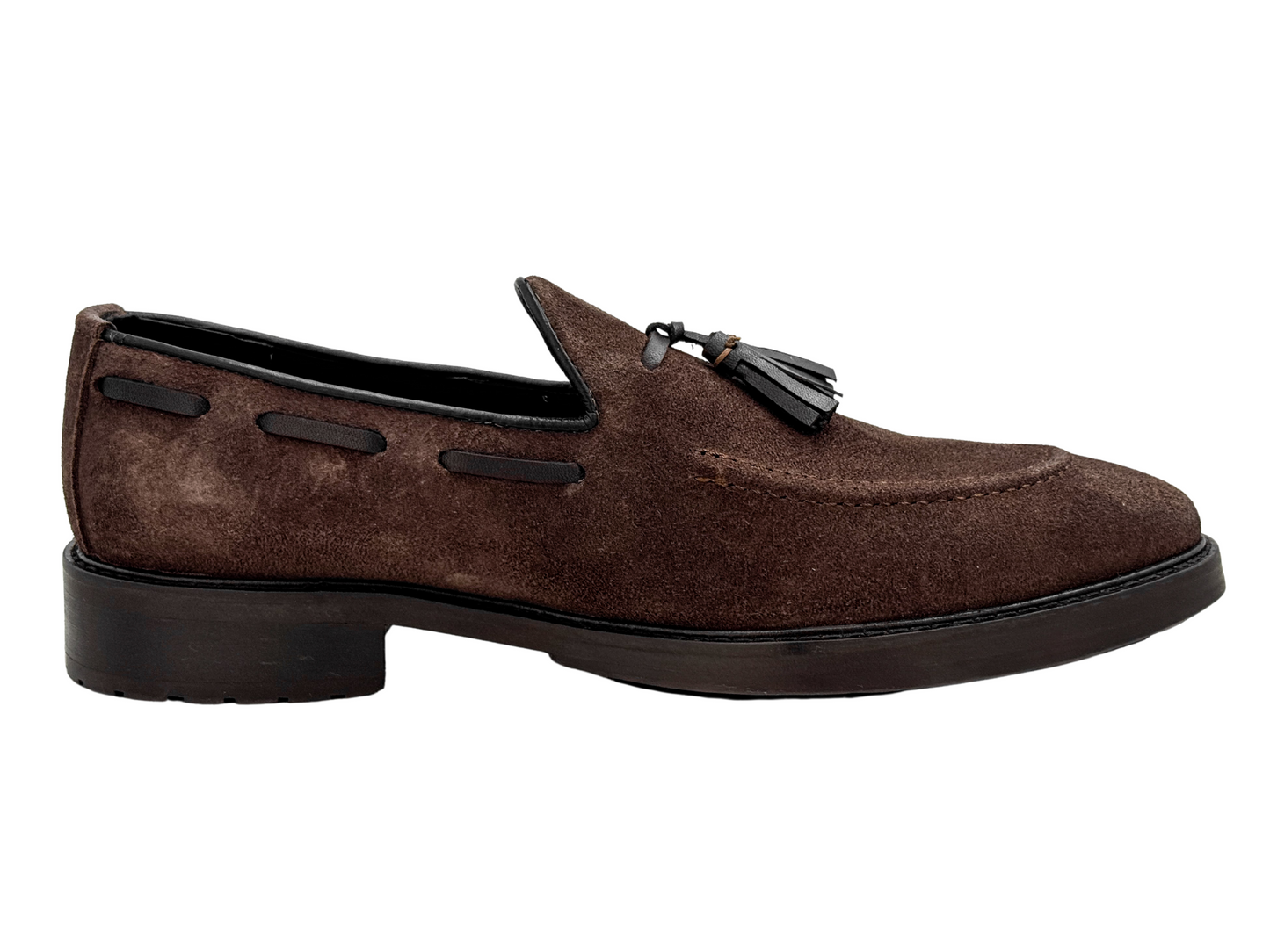 BROWN SUEDE LOAFER