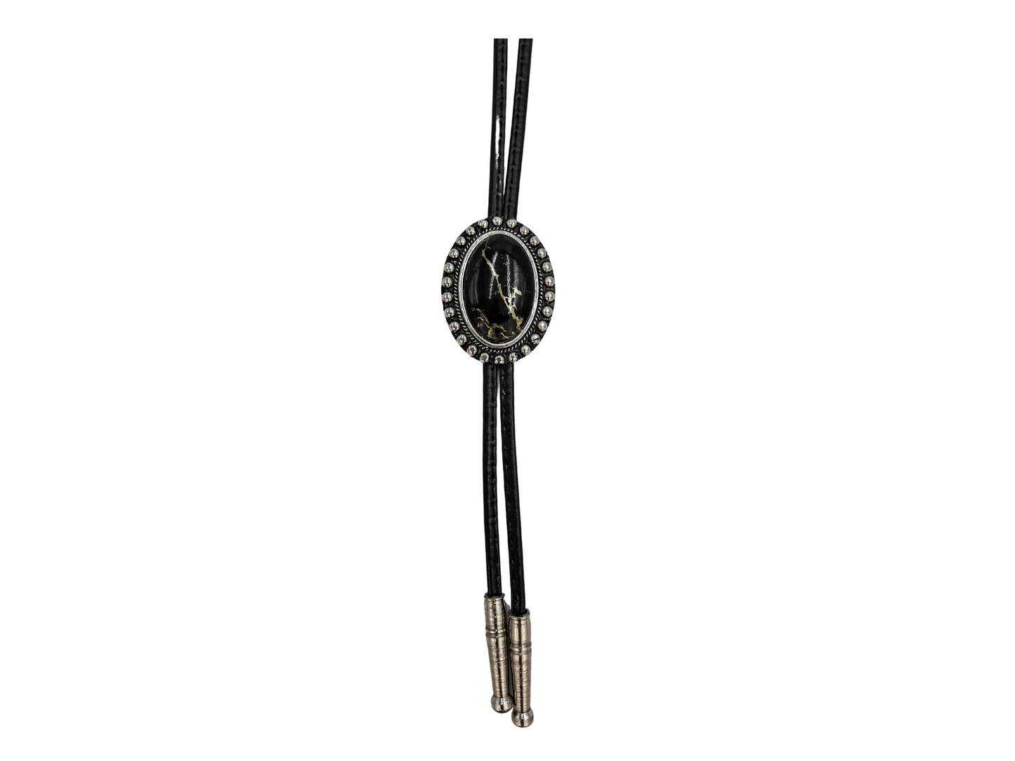 BOLO TIE BLACK BIG