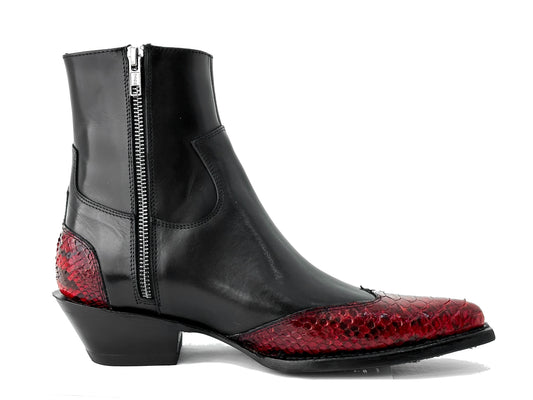 RED PYTHON AUSTIN BOOTS