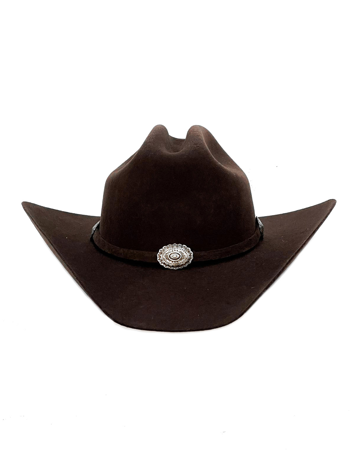 BROWN WESTERN HAT