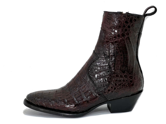 DARK BROWN CROCODILE MÁLAGA