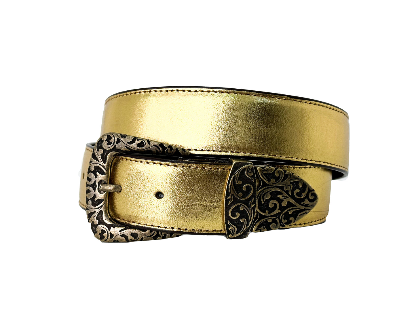 Ceinture lézard brune (LUXXE-PS)