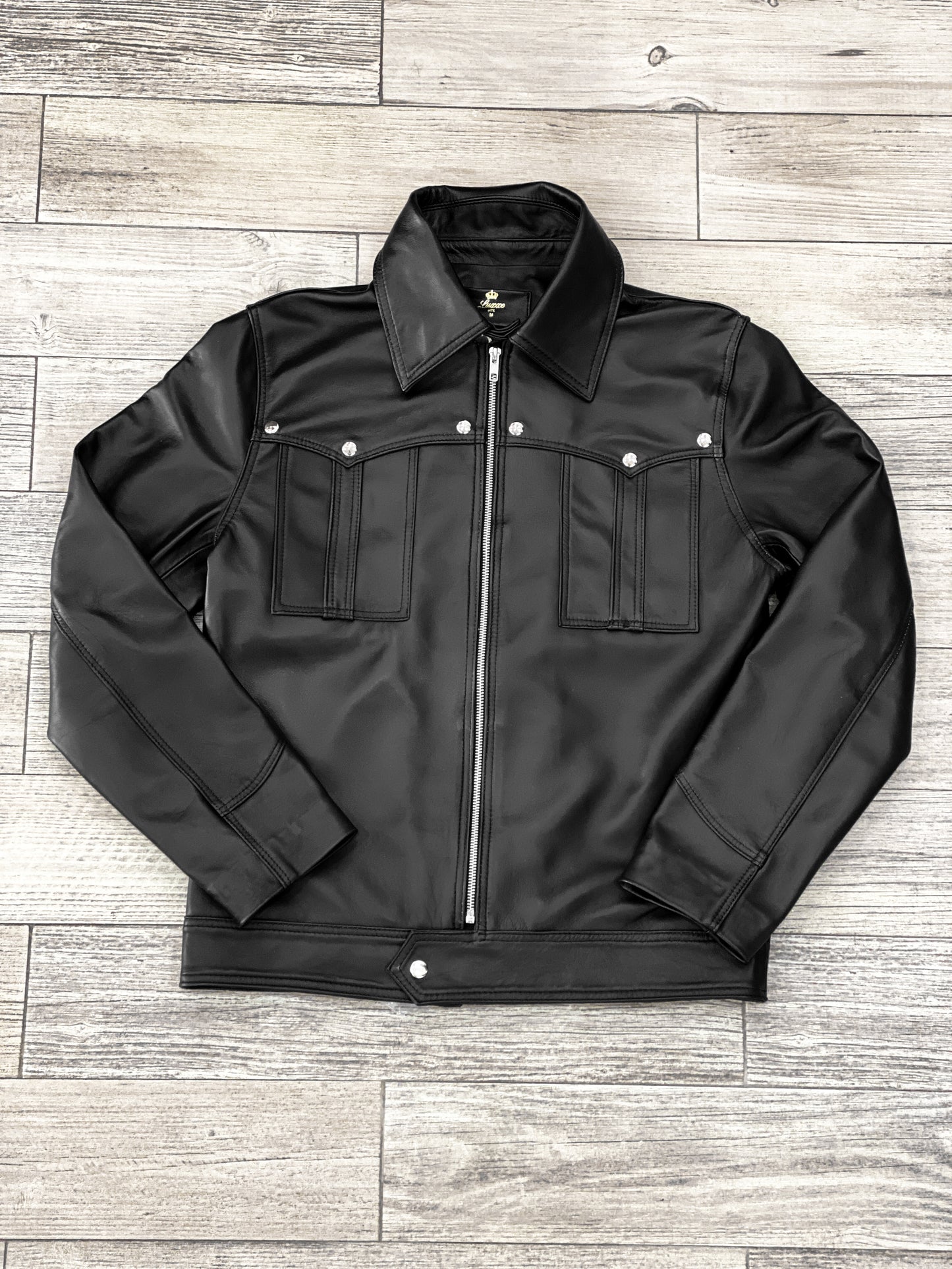 BLACK AVIATOR JACKET