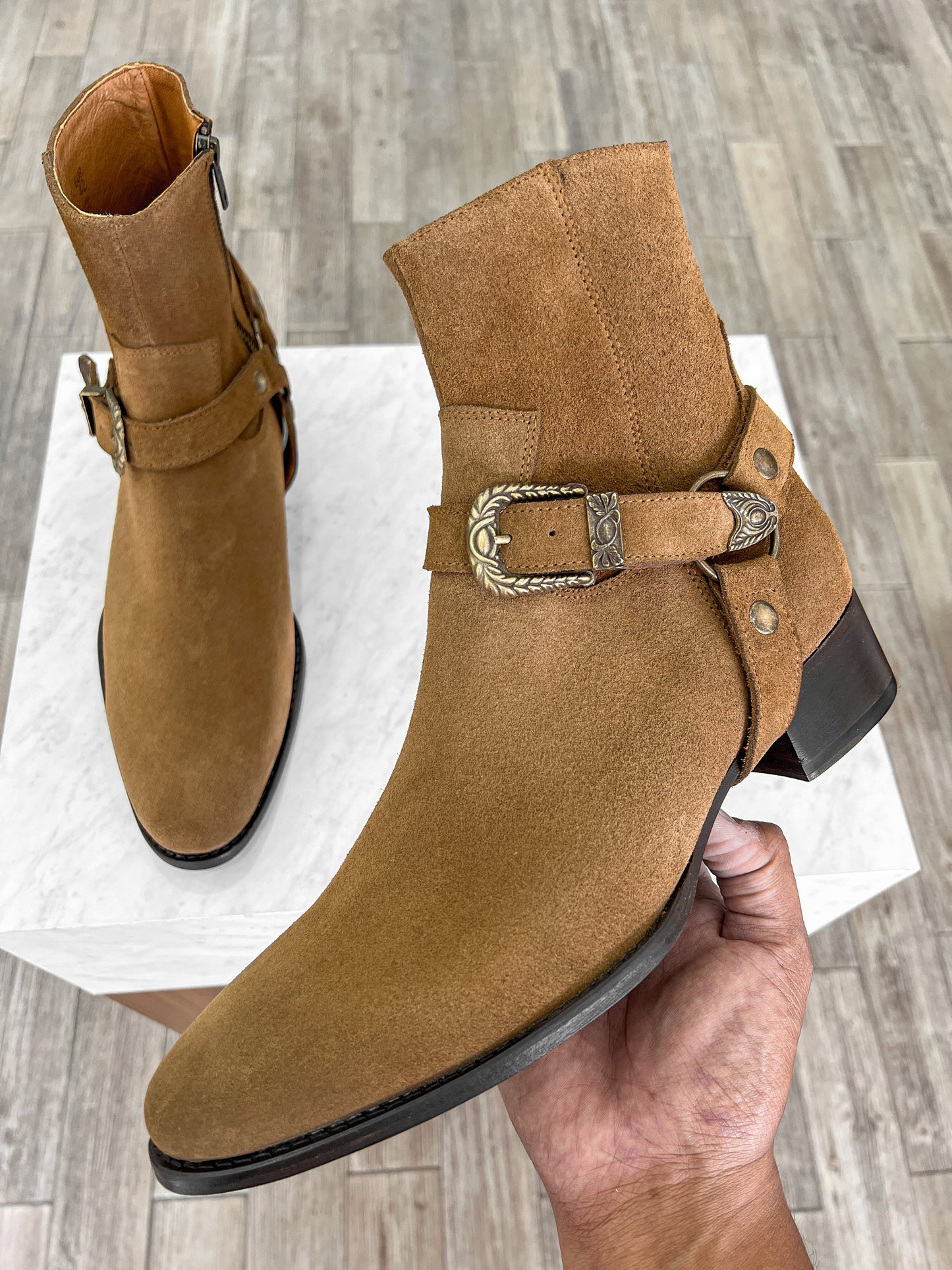 BROWN DENVER BOOTS