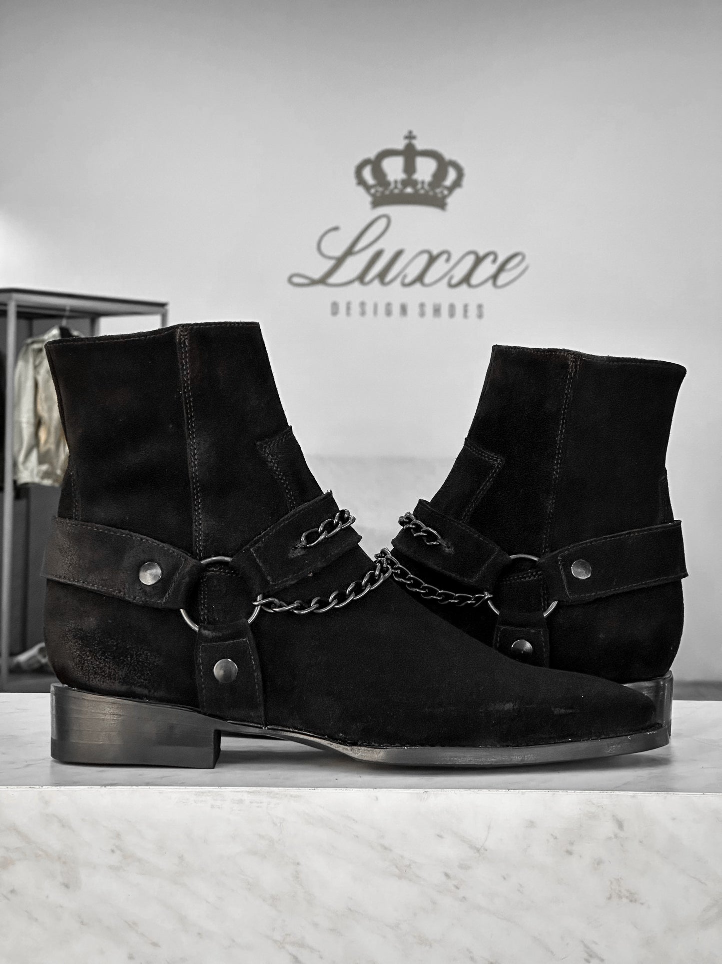 SUEDE ANKLE BOOTS