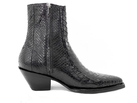 EXOTIC PYTHON WARSAW BOOTS
