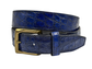 BLUE CROCODILE BELT