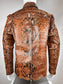 BROWN PYTHON JACKET JUMBO