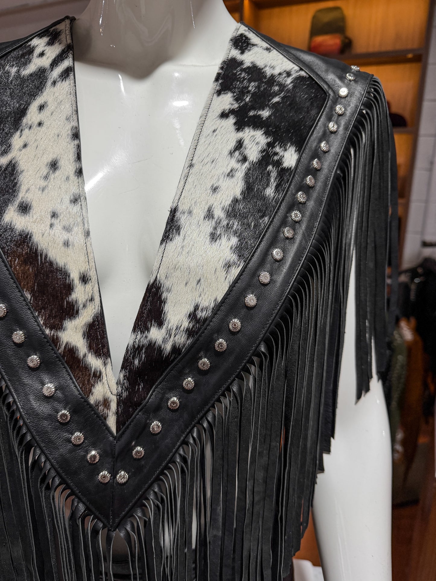 PONCHO PELO DE VACA