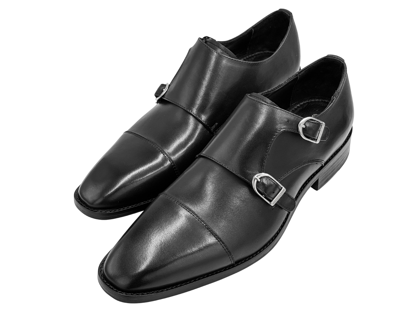 BLACK ITALIAN MONKSTRAP
