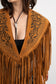 PONCHO ANTE BORDADOS CHESTNUT