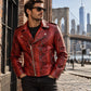 BIKER PITÓN ROJO