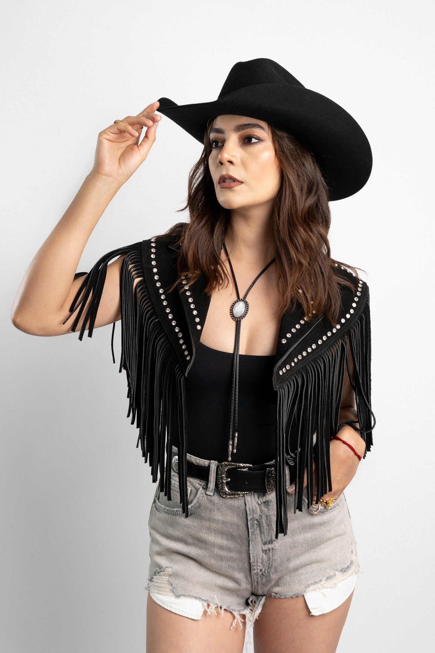 PONCHO FLECOS BRILLOS
