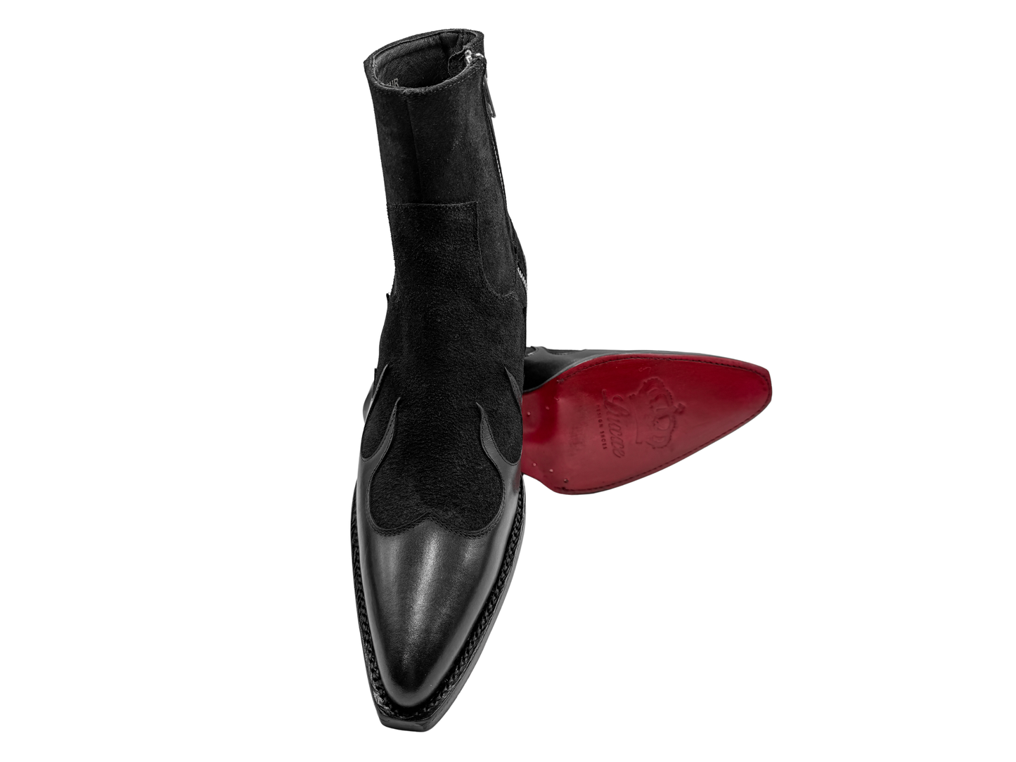 BLACK SUEDE FLAME
