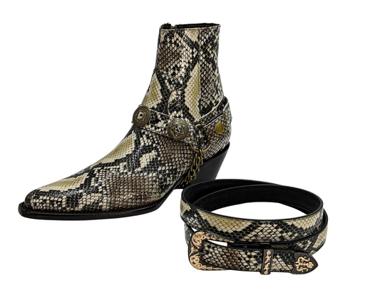 BROWN SNAKE BELT