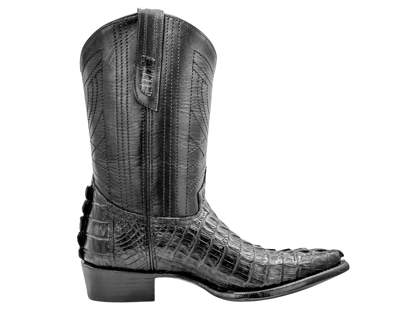 BLACK WESTERN COLA COCODRILO