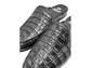 BLACK CROCO MULE