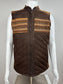 BROWN SUEDE VEST