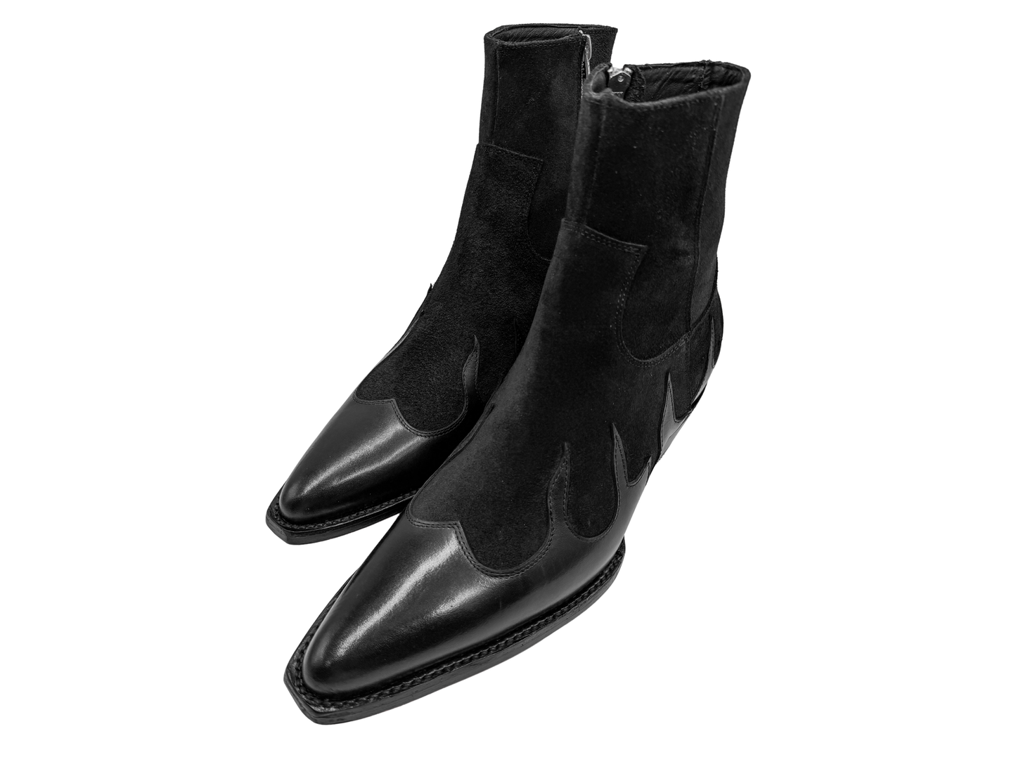 BLACK SUEDE FLAME