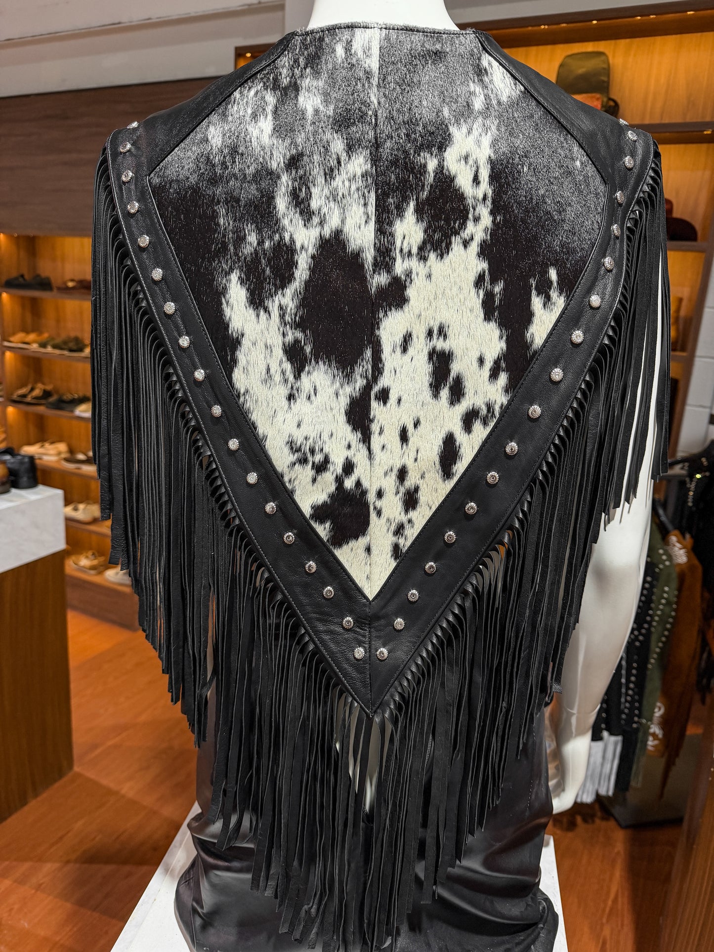 PONCHO PELO DE VACA