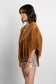 PONCHO ANTE BORDADOS CHESTNUT