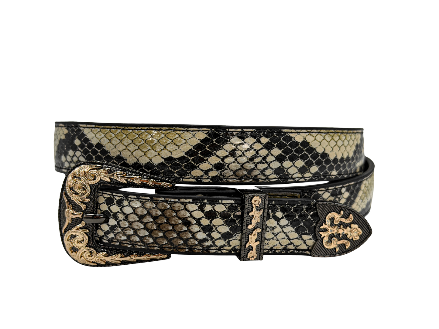 BROWN SNAKE BELT